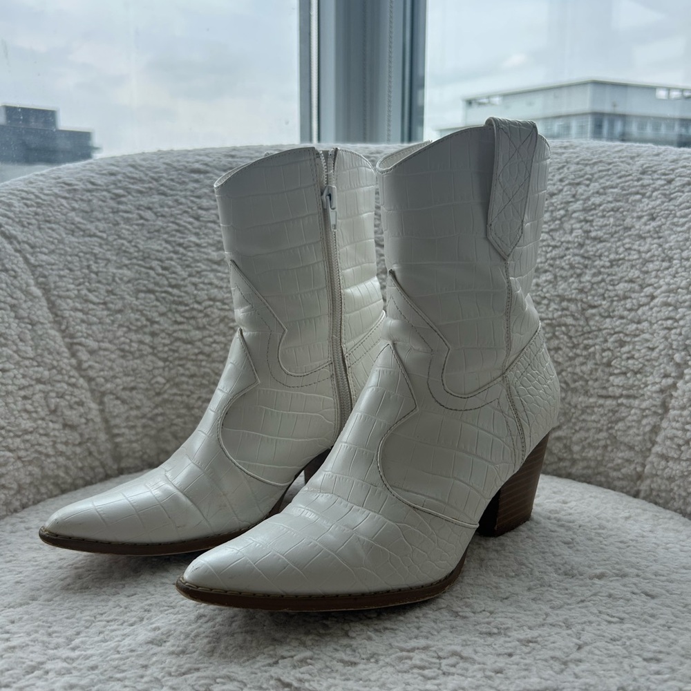 White Cowboy Boots